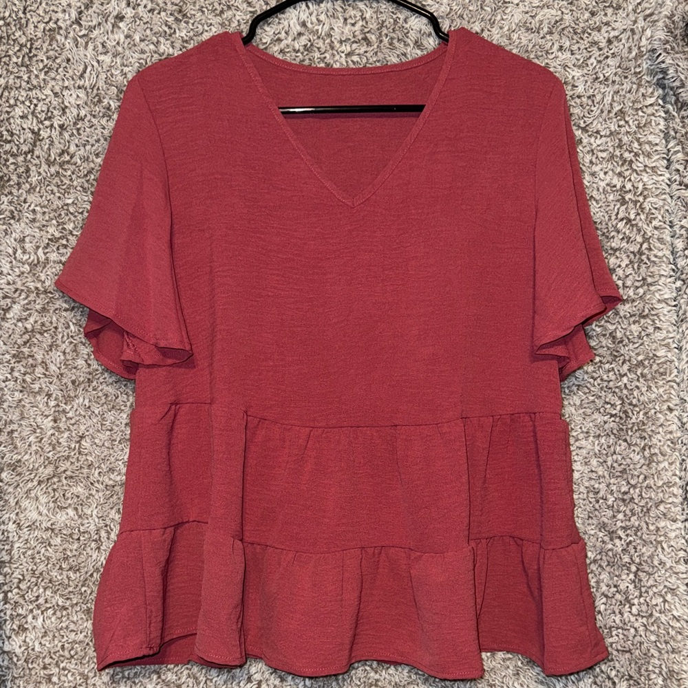 Shein V-Neck Shirt